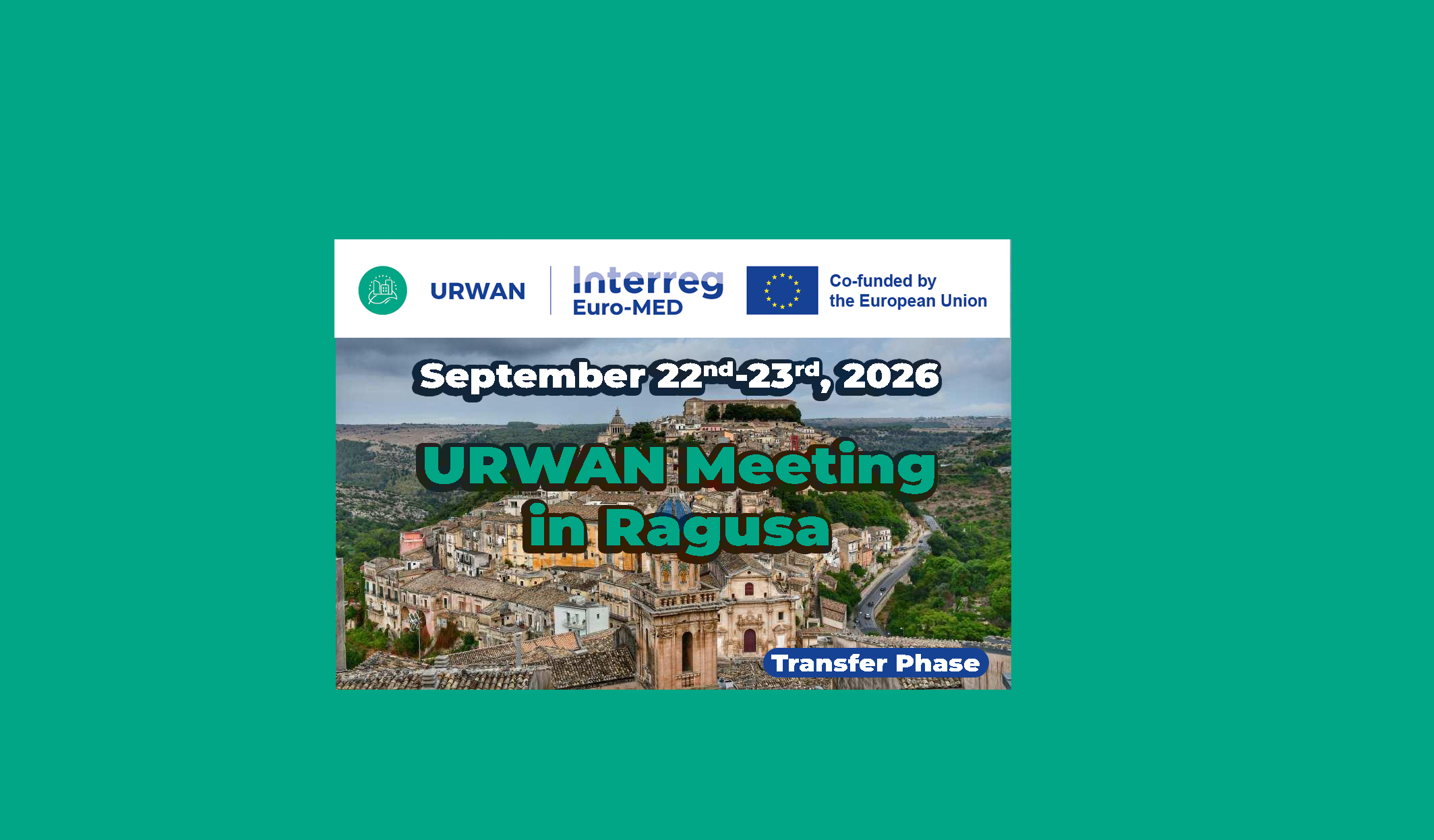 URWAN Transfer Phase begins in practice: meeting and co-design workshop in Ragusa