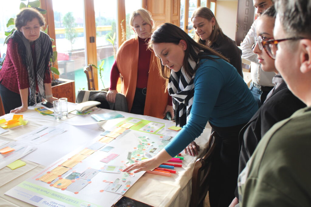 During 1st Co-design workshpo in Sarajevo (URWAN project)